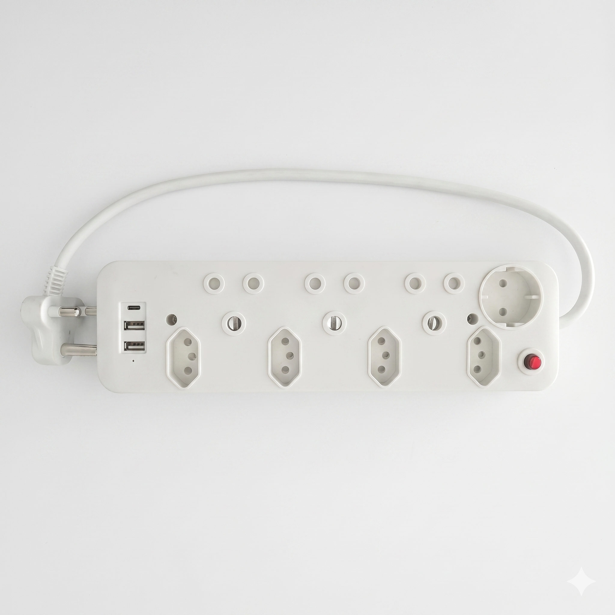 8-Way Multi-Plug Extension Lead with USB Ports – Perfect Dealz