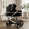 2-in-1 Baby Stroller & Pram – Convertible Infant Travel Seat