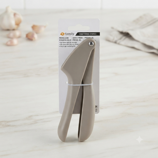 Ergonomic Garlic Press Crusher