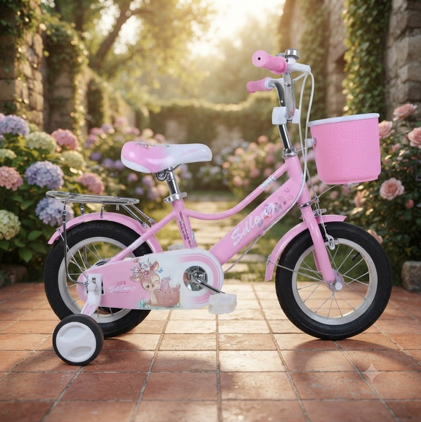 Girls Pretty Bike 14 Inch