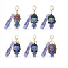Silicone Character Keyring with Wrist Strap featuring six colorful designs inspired by Avatar characters.