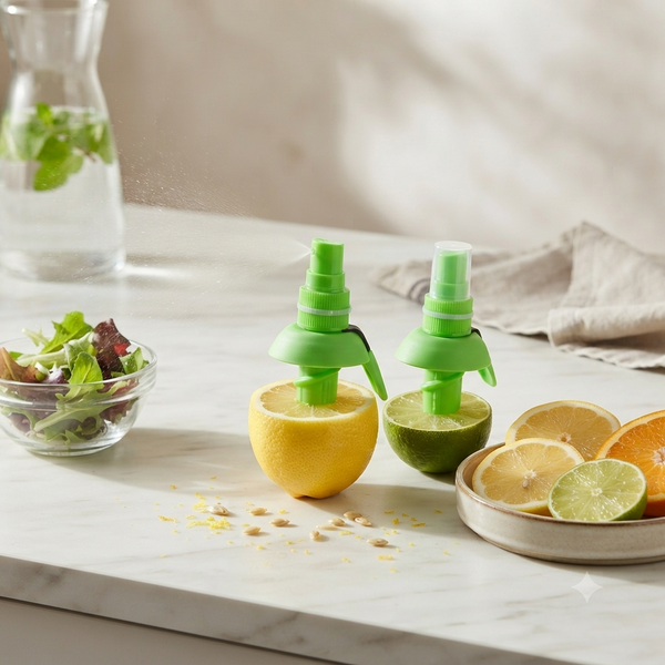 2-Piece Citrus Fruit Spray Juicer and Sprayer Set