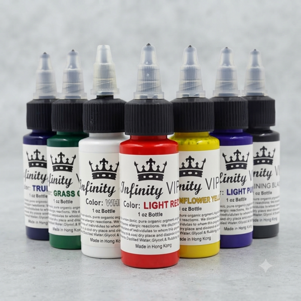 7 Colors Natural Pigment Tattoo Ink Set