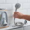 3-Function Handheld Shower Head Set with 1.8m Flexible Hose