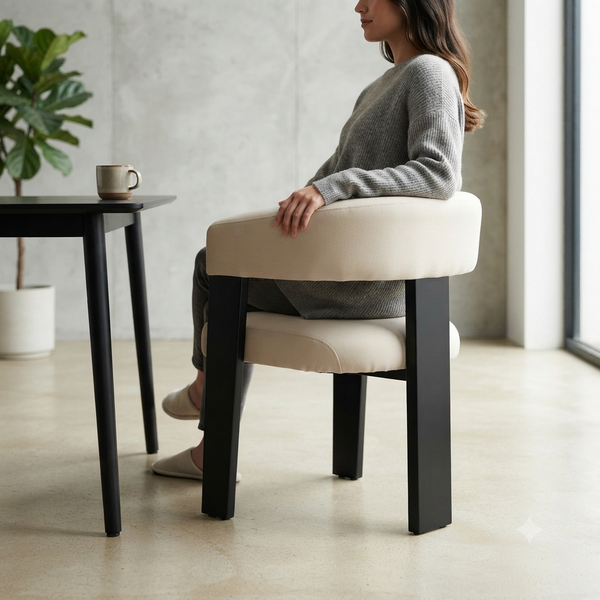 Modern Bouclé Accent Chair