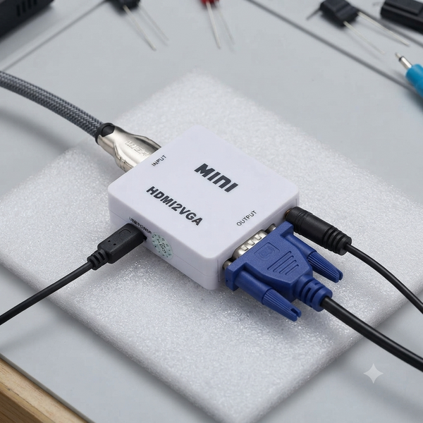 HDMI To VGA 1080P Audio Video Converter