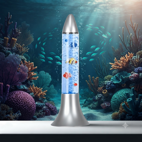 Medium Magma Fish Rocket Lamp
