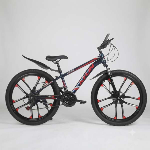 26-Inch Mountain Bicycle with Disc Brakes and Alloy Wheels