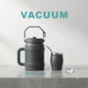Large Insulated Stainless Steel Travel Jug Cup Set