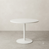 Round Bar Table 104 cm Height with Black Pedestal Base