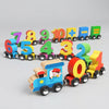 Number Train Wooden Counting Set featuring colorful numbered train pieces for hands-on counting play.
