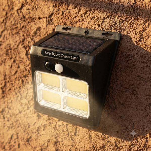 112LED Motion Sensor Solar Wall Lamp
