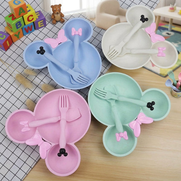 Set of 3 Butterfly Bowl for Toddlers