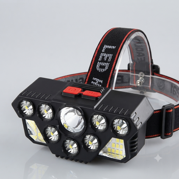 Head Mounted Waterproof Flashlight
