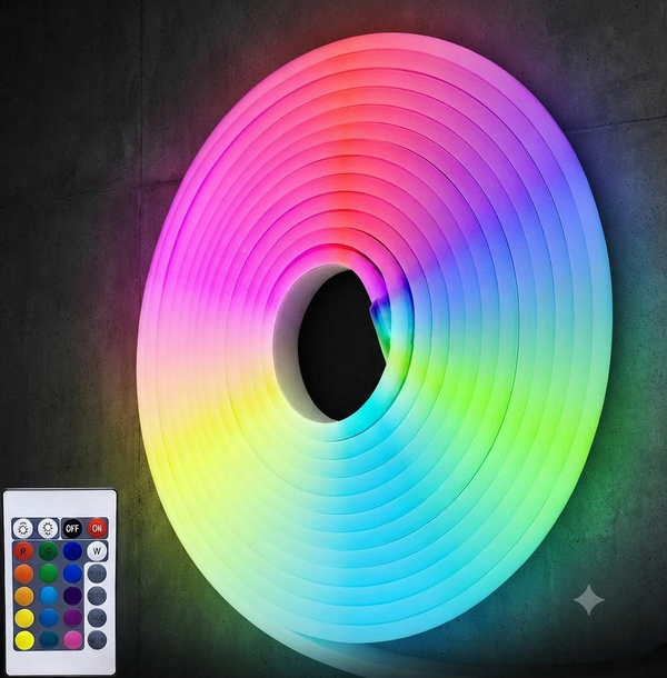 LED Self Adhesive Strip Light With RGB 44 Key Remote Control