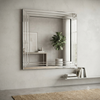 Modern Rectangular Bevelled Wall Mirror