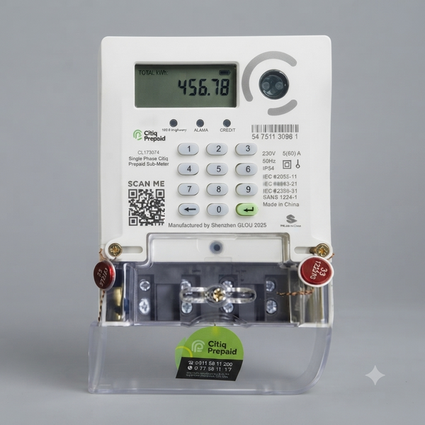 Single Phase Prepayment Electricity Sub Meter