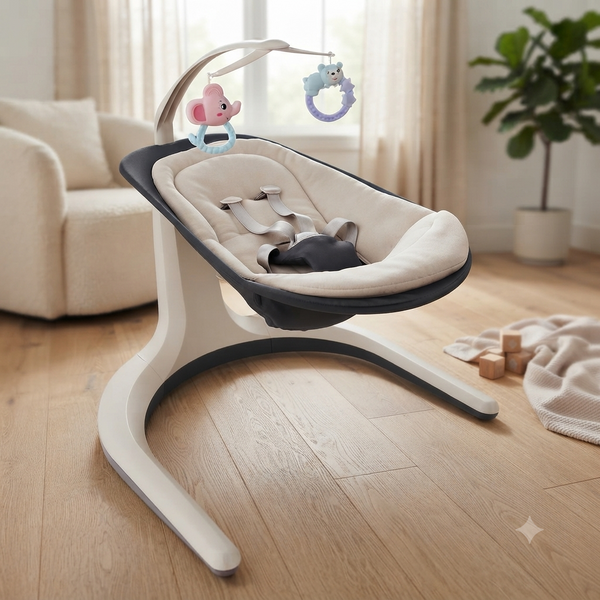Baby Electric Rocking Swing Chair 2 in 1 with Melodious Music
