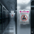 No Photographing Warning Sign displayed in a server room to indicate photography restrictions.