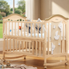Adjustable Wooden Baby Crib