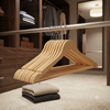 Set of 10 Wooden Hangers