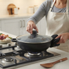 32cm Non-Stick Wok Double Handle with Lid