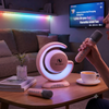 Wireless Lightshow Speaker with Two Wireless Microphones