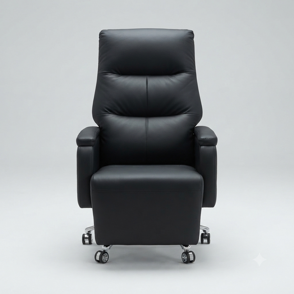Executive High-Back Office Chair with Wheels