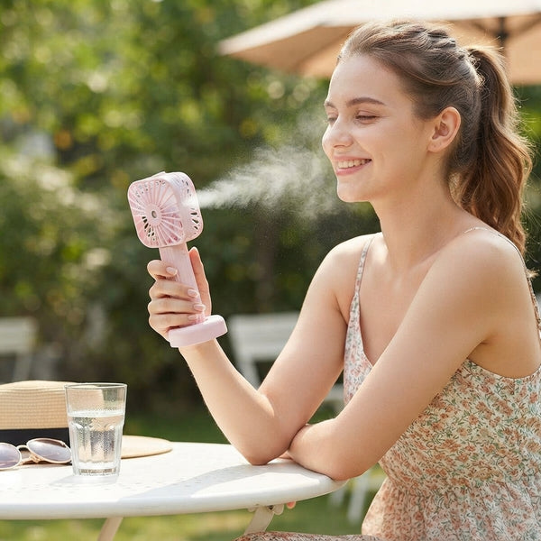 Portable Handheld Rechargeable Mist Fan