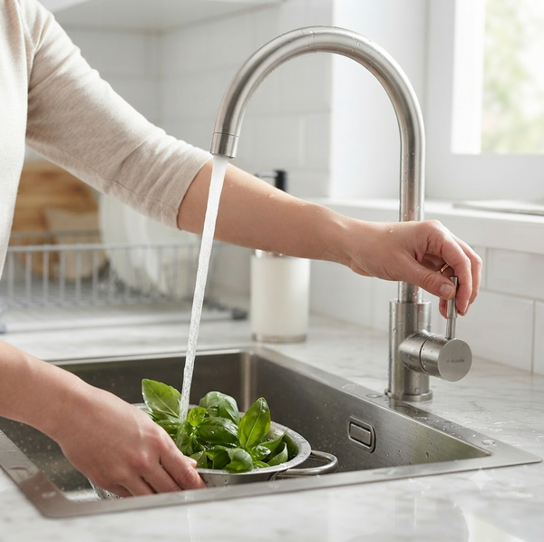 Stainless Steel Turn Sink Tap - Modern Kitchen Upgrade