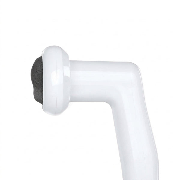Close-up view of a Handheld Body Massager's ergonomic handle and massage head for easy use at home.