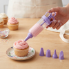 Pastry Syringe with 4 piece Cream Nozzles
