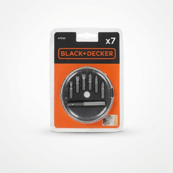 Steel Screwdriver Bit and Nut Driver 7 Piece Collection