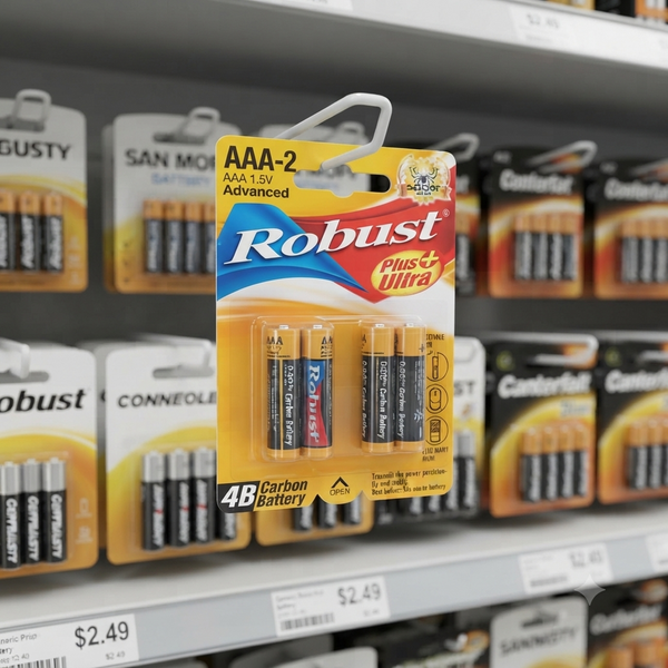 Robust Batteries AAA 1.5V 4 Pieces
