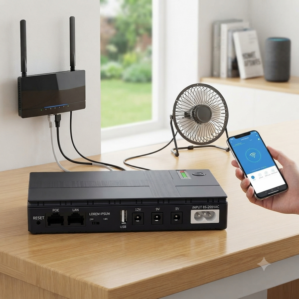 Mini UPS Backup Power Supply