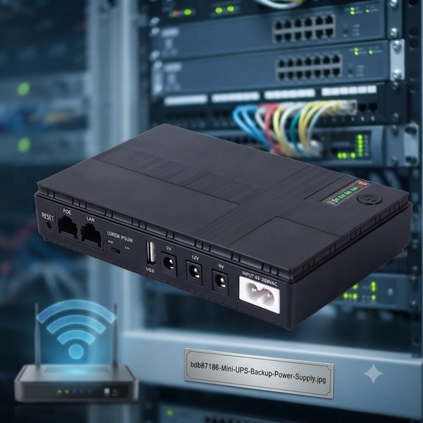 Mini UPS Backup Power Supply