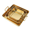 Perfect Dealz Gold Stainless Steel Multipurpose Serving &amp; Baking Tray