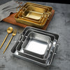Perfect Dealz Gold Stainless Steel Multipurpose Serving &amp; Baking Tray