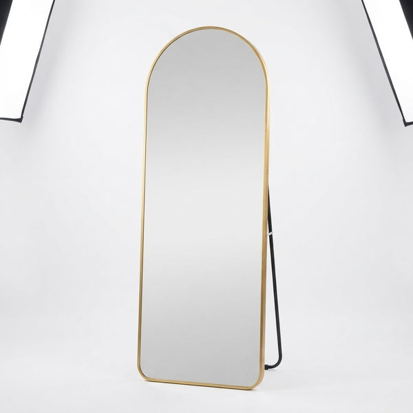 Gold Arch Full-Length Mirror