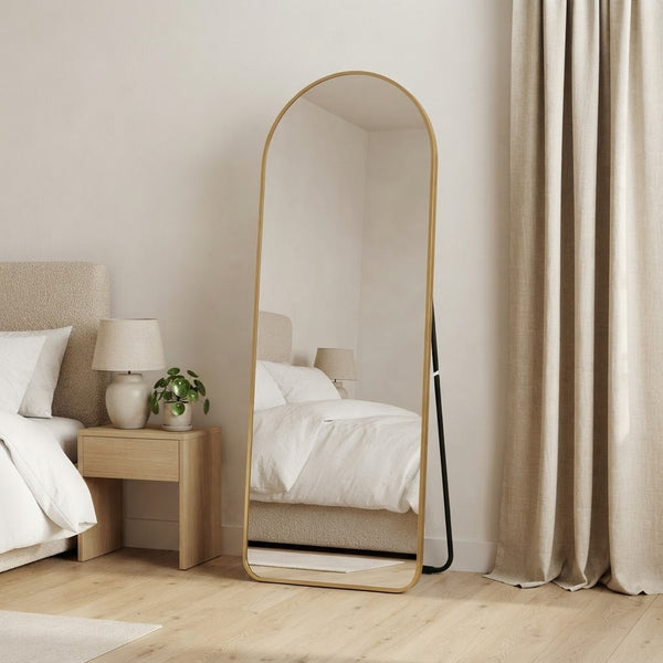 Gold Arch Full-Length Mirror
