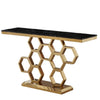 Golden Honeycomb Console