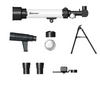 Children's High Definition Astronomical Telescope components including lens, tripod, and accessories.