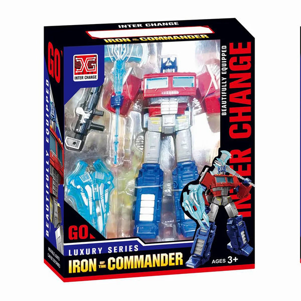 2-in-1 Deformation Truck Robot Toy in luxury packaging, showcasing robot and vehicle transformation.