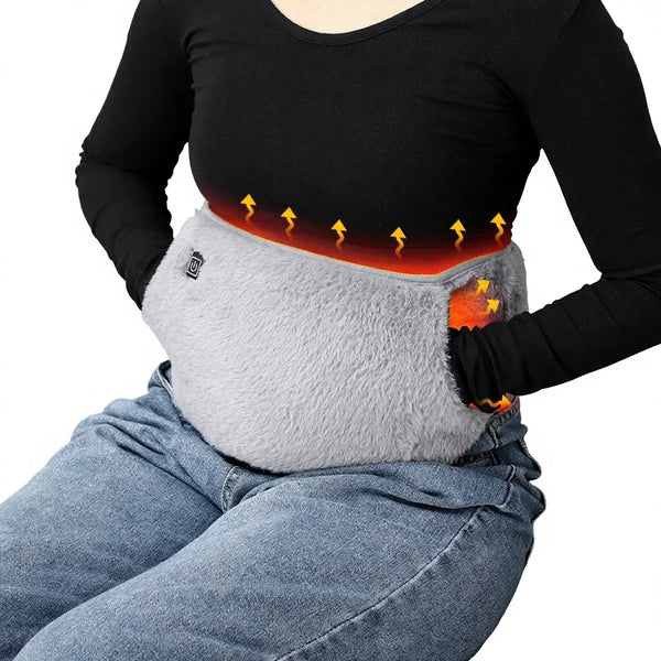 USB Electric Heating Belt with 3-Gear Temperature Control for muscle relief and warmth during cold spells.
