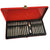 40 Piece Hex Allen Wrench Screwdriver Bit Set displayed in a red case with various sizes of hex bits.
