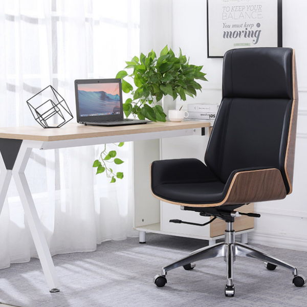 Ergonomic High Back Leather Gaming Chair