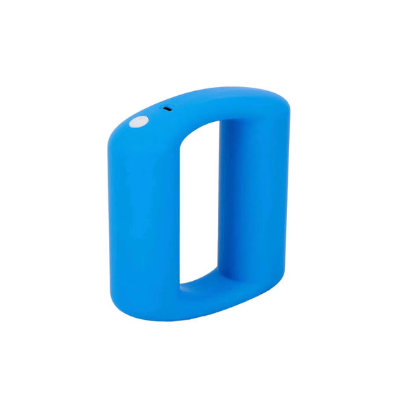 Mini Portable Deep Tissue Fascial Massager Gun in a vibrant blue color for effective muscle recovery.