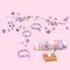 DIY Girls Bracelet Making Kit with Beads & Charms featuring colorful beads and charms on display.
