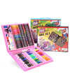 Deluxe Childrens Stationery Artist Painting Gift Box featuring colorful art supplies in a pink case.