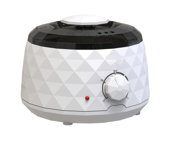 Electric 500cc Pro Wax Heater with control dial for efficient hair removal at home.